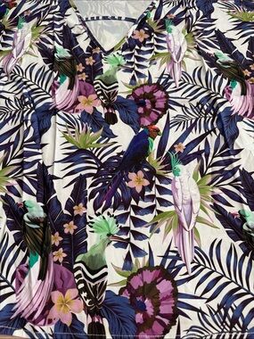 New batwing sleeve tropical top